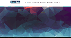 Desktop Screenshot of cyangate.com